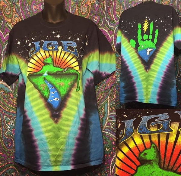 JGB Cats Under the Stars Tie Dye Tee